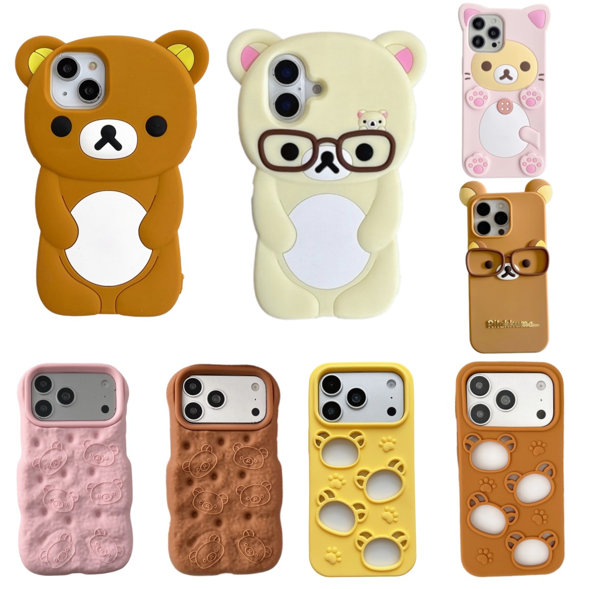 Phone Accessories For Kids - Casing Ponsel Beruang Teddy Kartun 3D