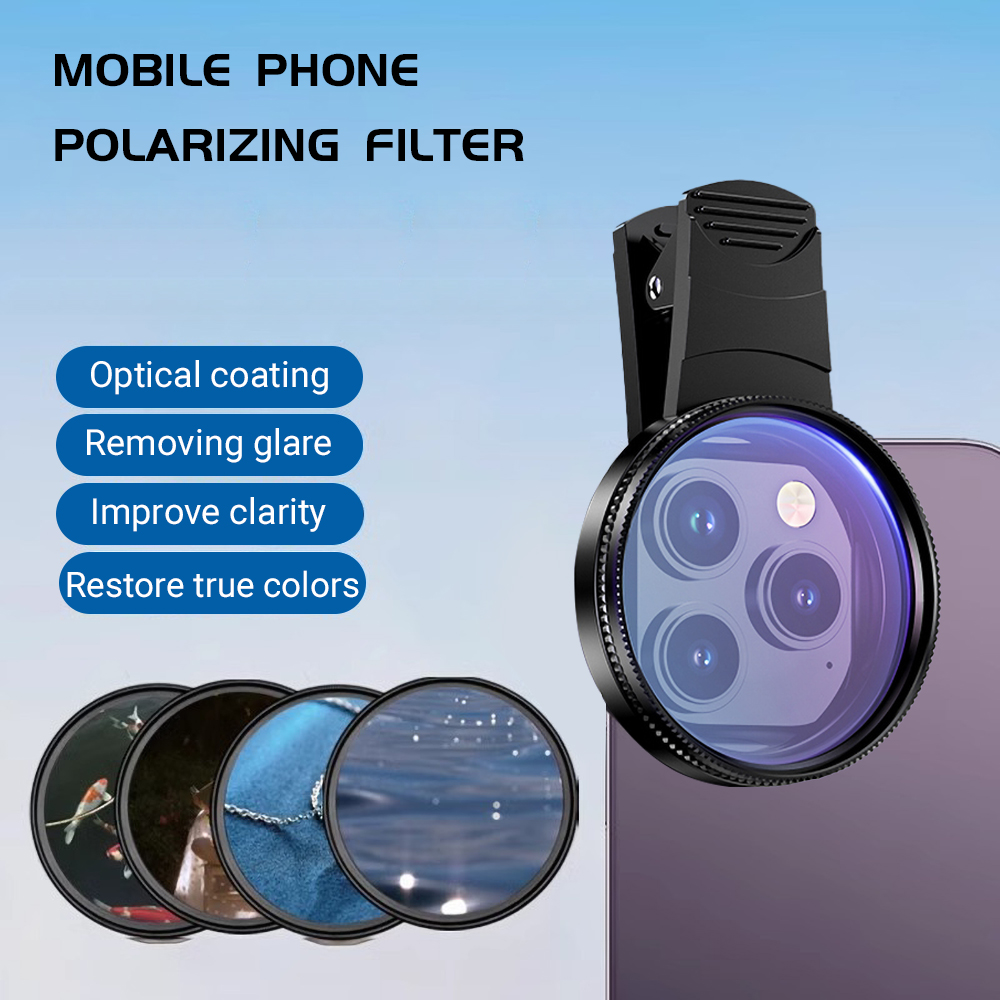 Phone Accessories Usa - Lensa Ponsel 52MM Universal Polarizer Kamera