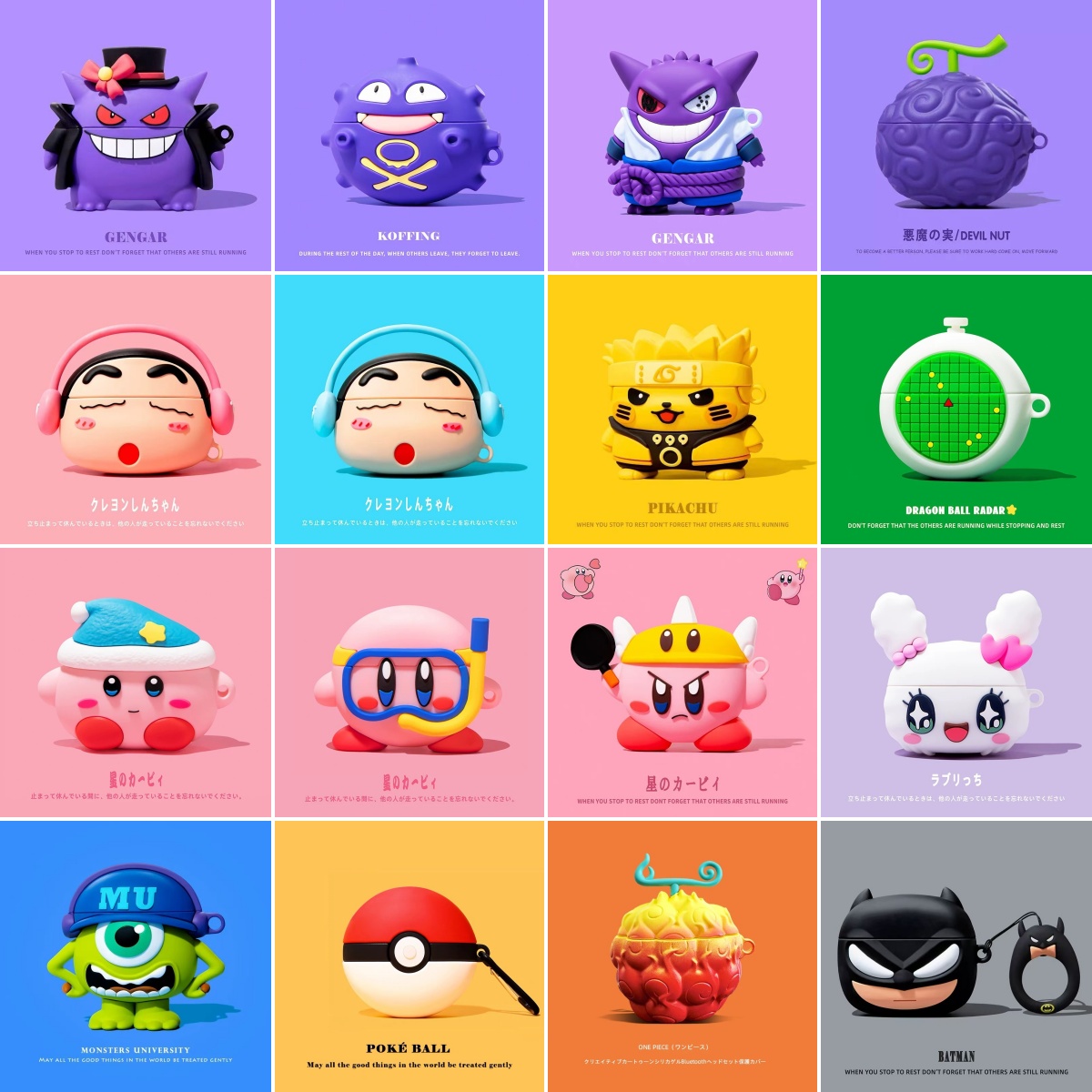 Airpod Case Cover - Casing untuk Airpods Pro 3, Pokemon