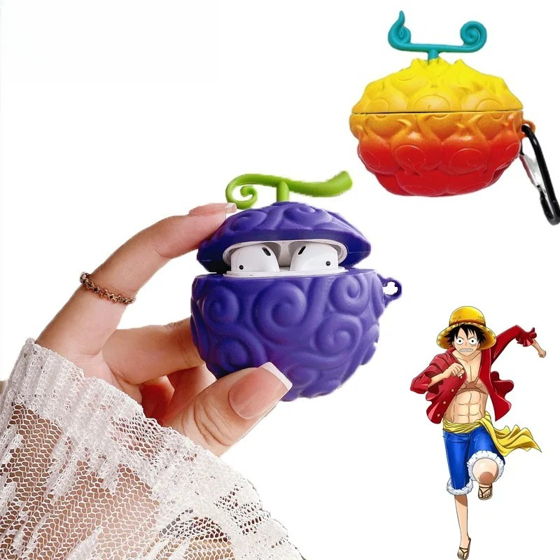 Airpod Case Cover - Casing Silikon Buah Iblis Luffy One