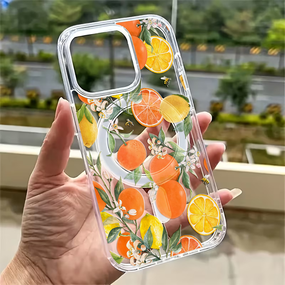 Phone Case Clear - Casing Ponsel Lemon Musim Panas untuk