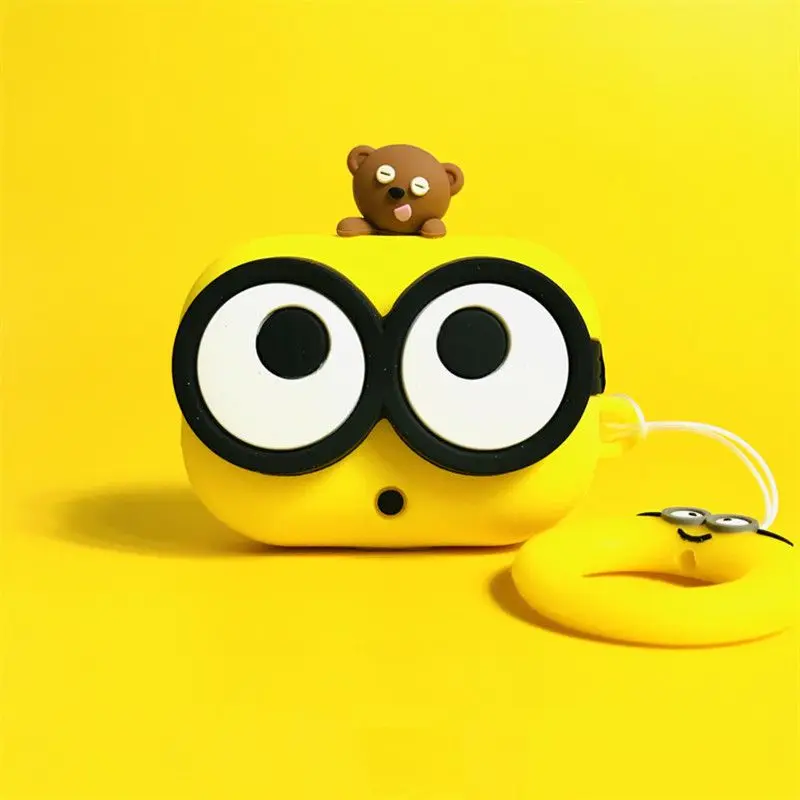 Airpod Case Cover - Casing Silikon Kartun Lucu Minion untuk