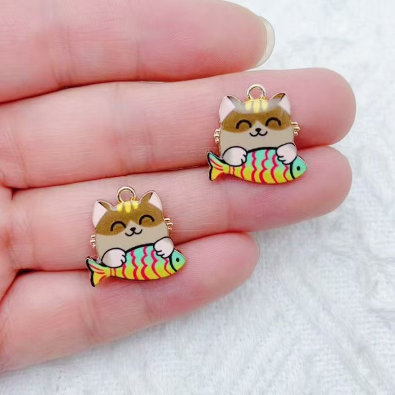 10 buah liontin hewan kartun l - Phone Accessories Usa ulasan dan harga