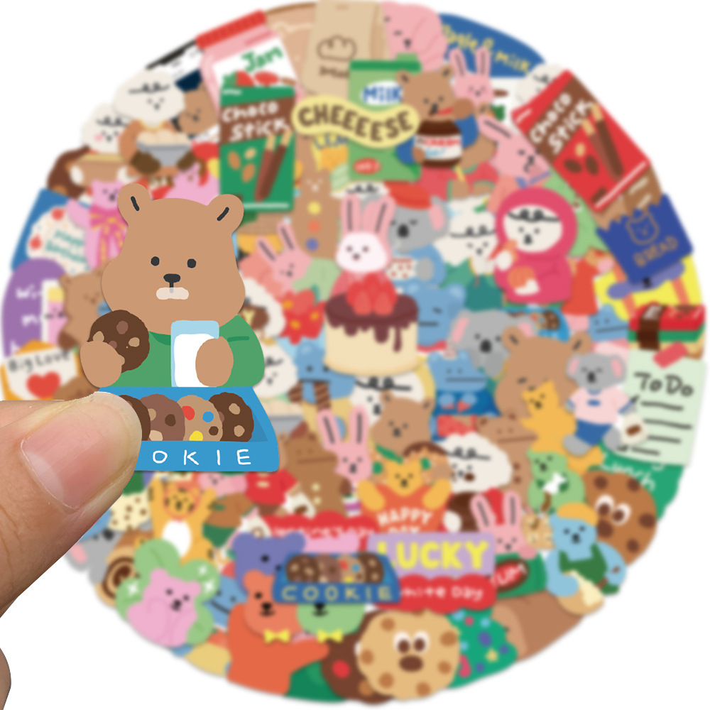 100Pcs Stiker Beruang Korea Da - Phone Accessories For Kids ulasan dan harga