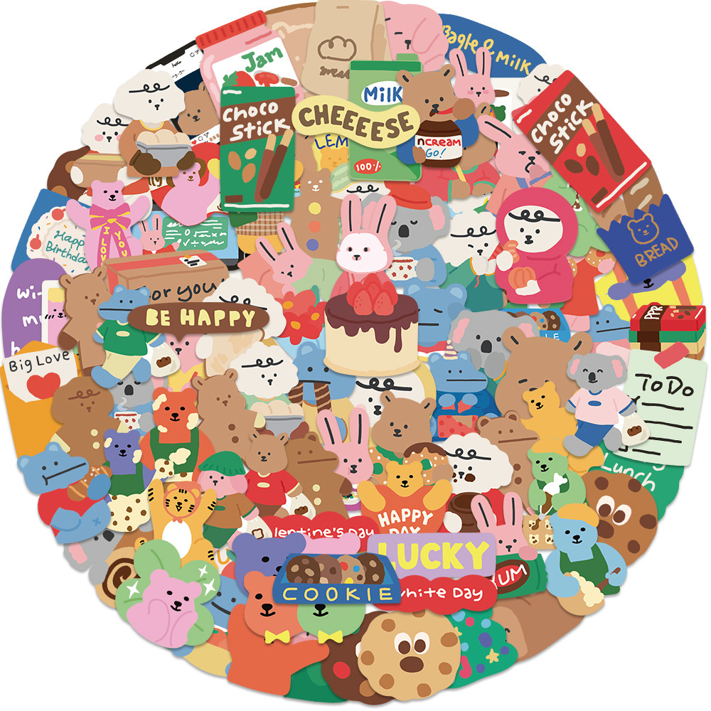 100Pcs Stiker Beruang Korea Da - Phone Accessories For Kids ulasan dan harga