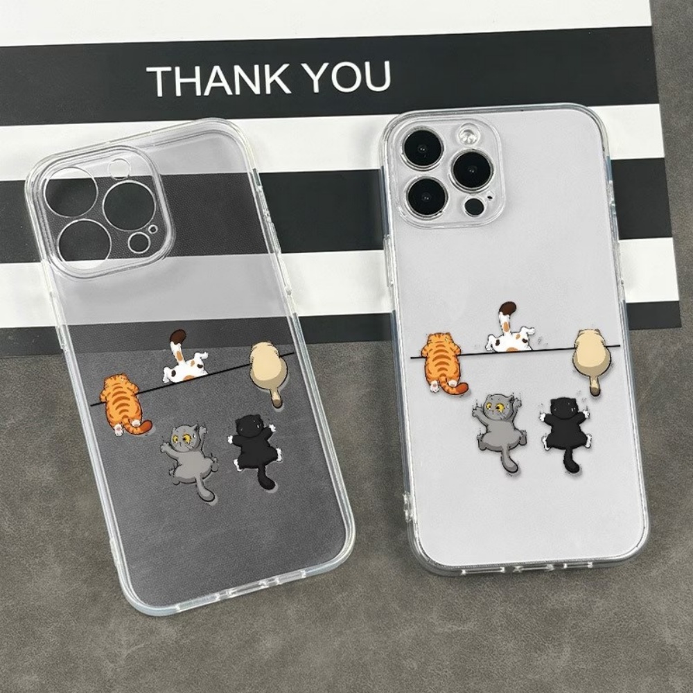 Casing HP Motif Lima Kucing Lu - Phone Case Clear ulasan dan harga