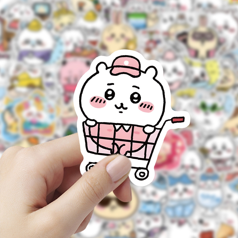 100 Buah Stiker Chiikawa Lucu  - Phone Accessories For Kids ulasan dan harga