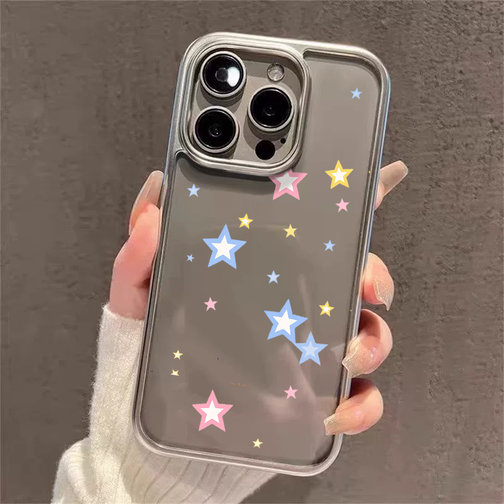 Casing Transparan Y2K Stars Fa - Phone Case Clear ulasan dan harga