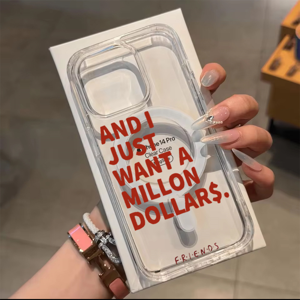 Casing Kutipan Abstrak Fashion - Phone Case Clear ulasan dan harga