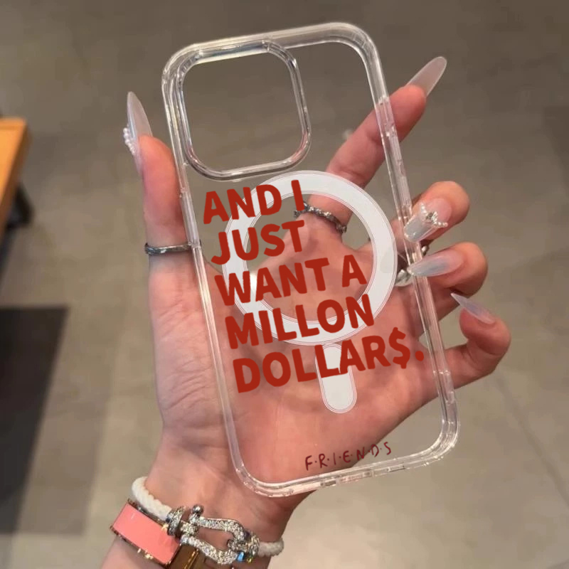 Casing Kutipan Abstrak Fashion - Phone Case Clear ulasan dan harga