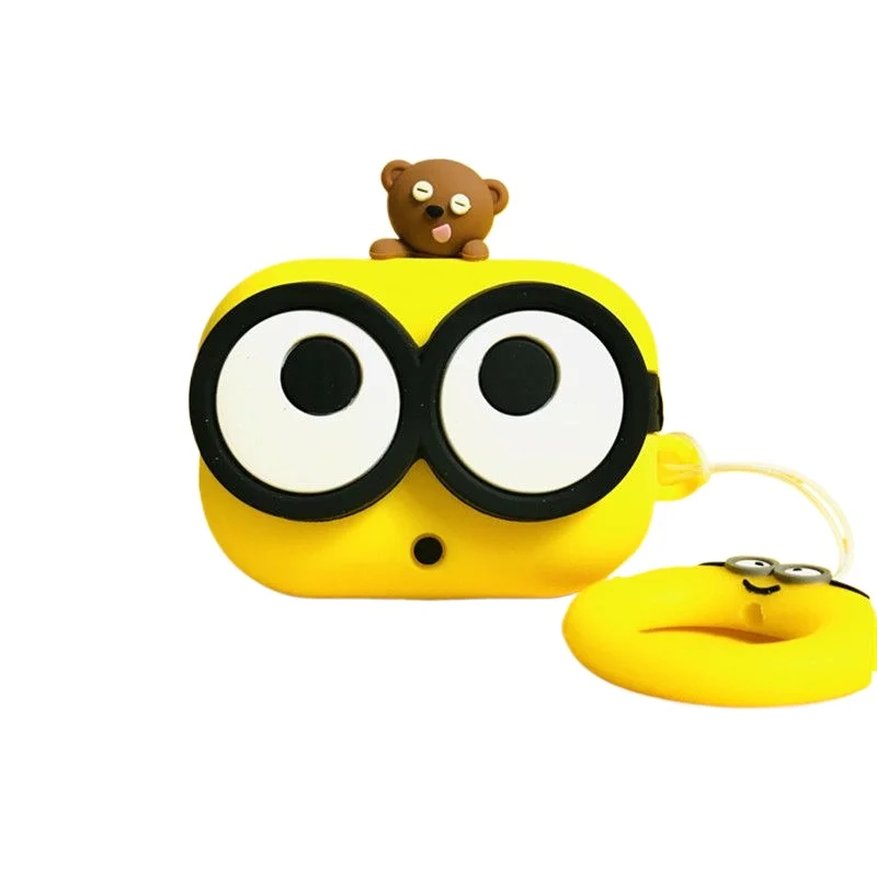 Casing Silikon Kartun Lucu Min - Airpod Case Cover ulasan dan harga