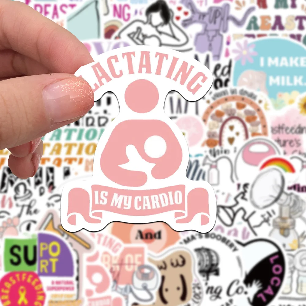 50 Buah Stiker Menyusui dan Ke - Phone Accessories For Kids ulasan dan harga